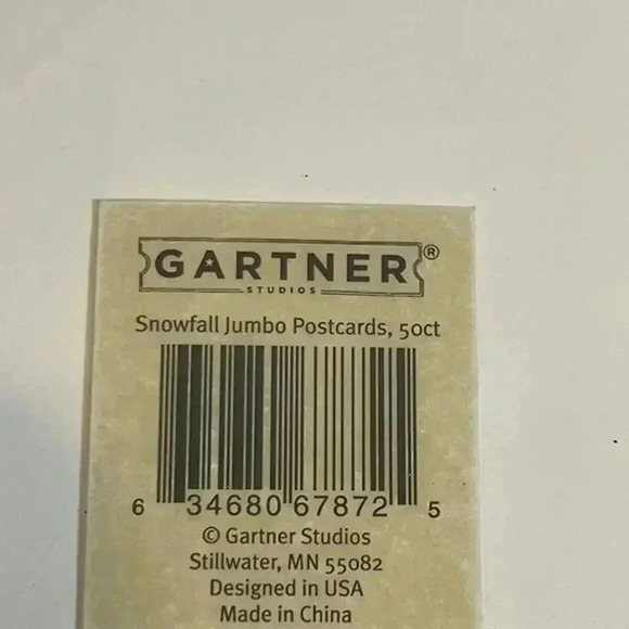 Gartner Snowflake Post Card Printer Paper Christmas (50) NEW - Picture 3 of 3